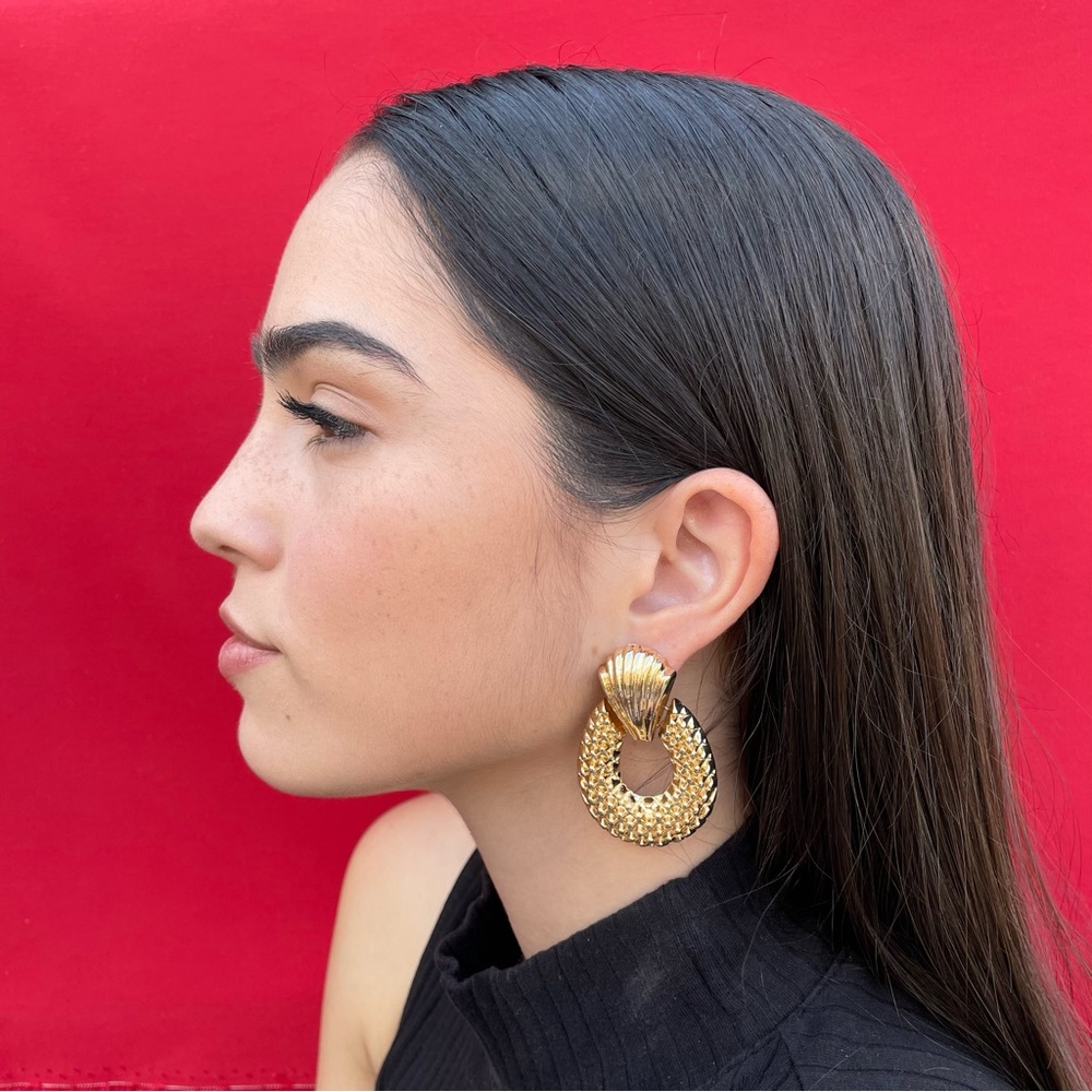 Lola Gold Statement Earrings 🎁 BUNDLE EARRINGS - 3/$55 OR 5/$70 🎁